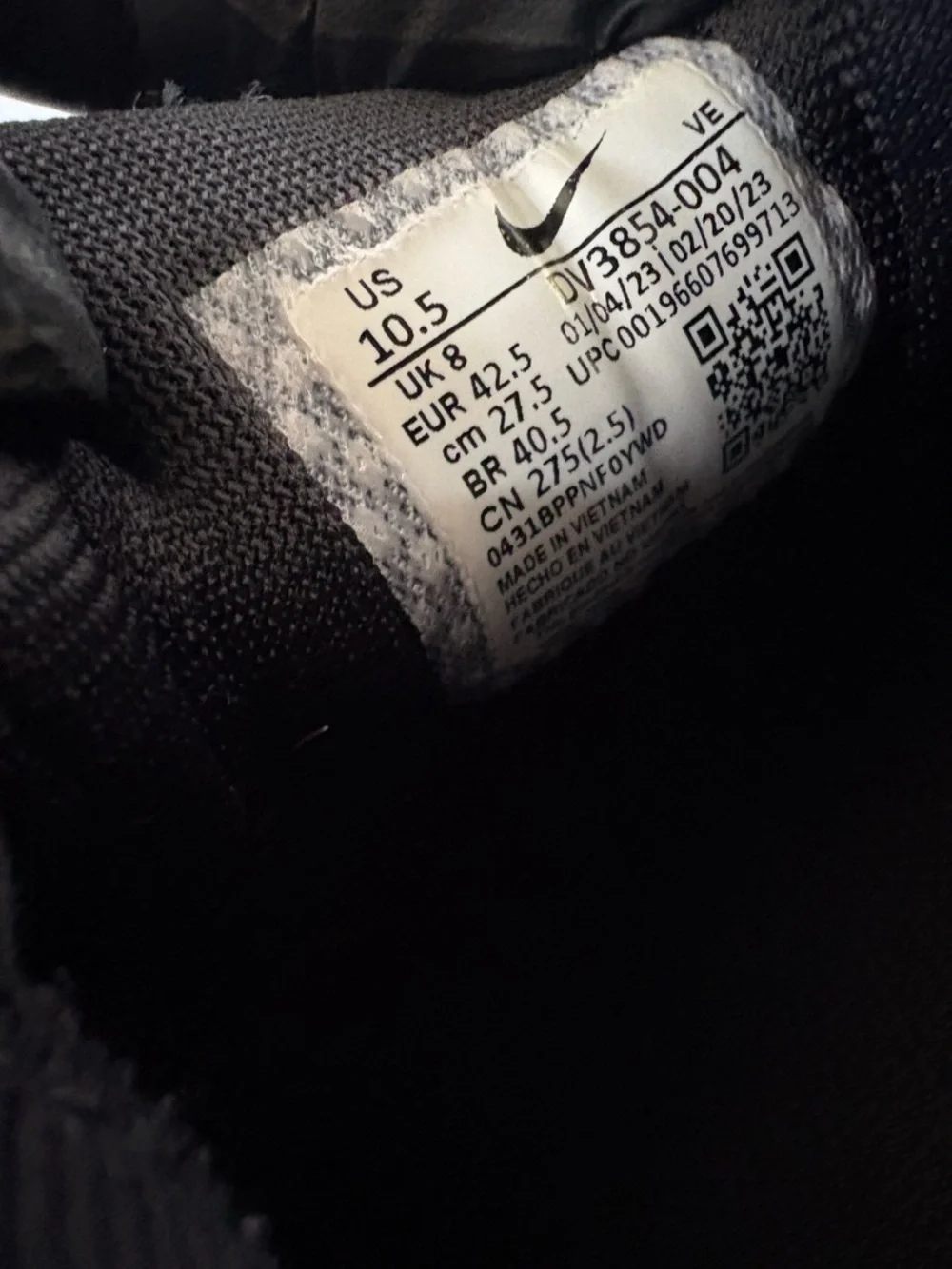 Nike Pegasus‎ 10.5 Black/White Women's Running Shoe DV3854-004 Athletic Sneakers